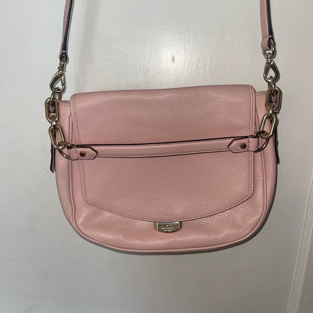 Kate spade, pink satchel, barely used, perfect condition